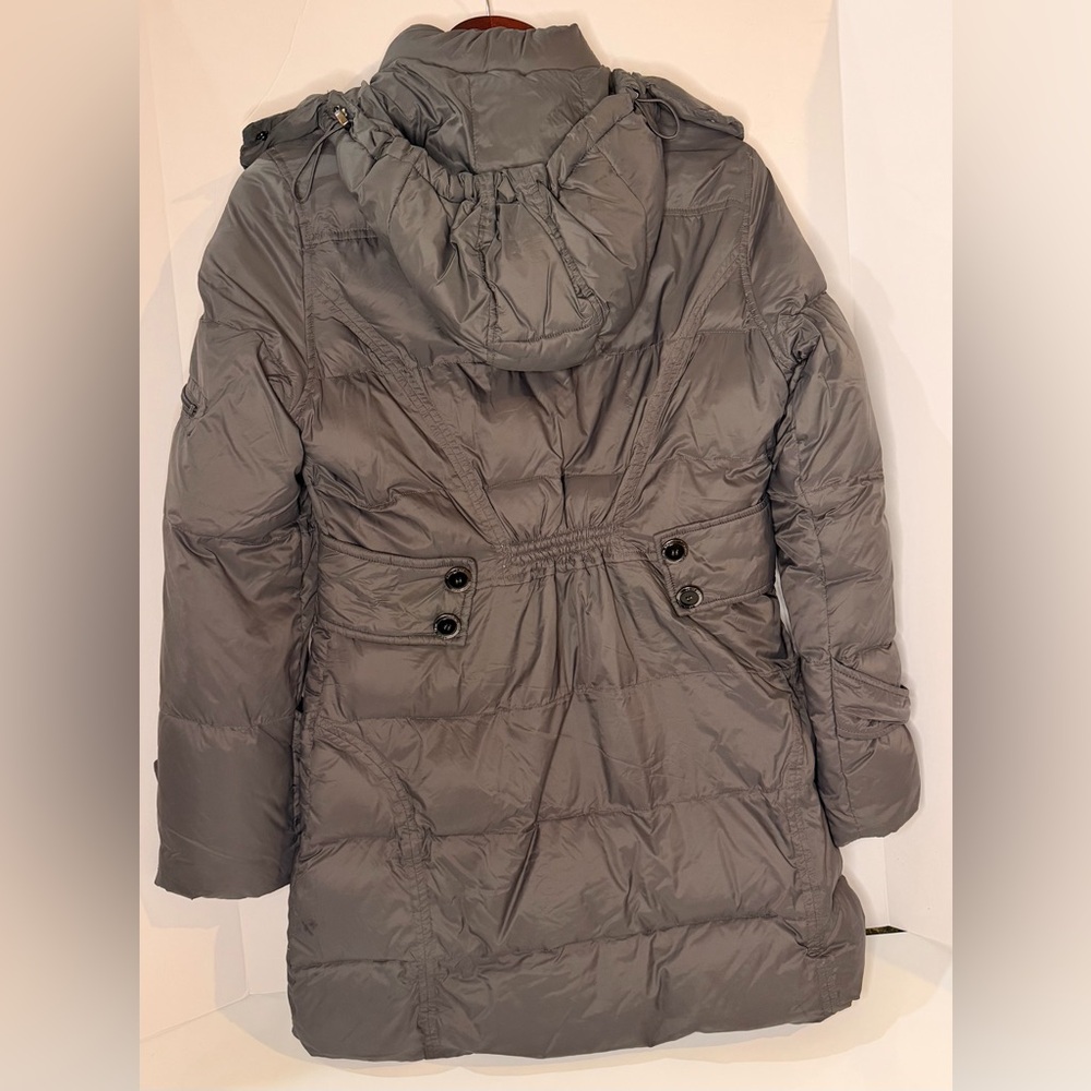 Calvin Klein Gray Long Packable Down Jacket Size … - image 2